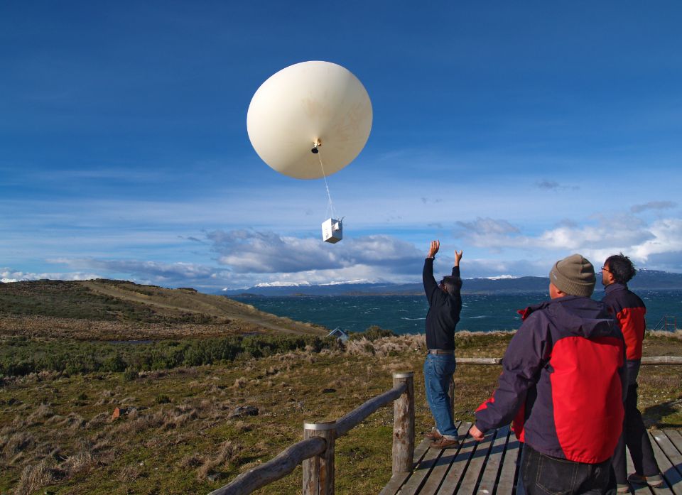 weather balloon launch